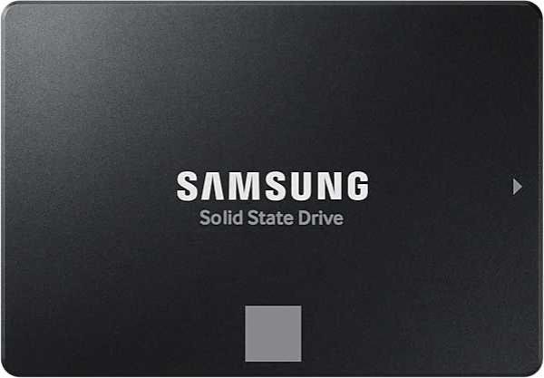 Накопитель SSD 2.5" SATA  250GB Samsung 870 EVO MZ-77E250BW, SATAIII, 3D TLC, 560/530MB/s, 512MB