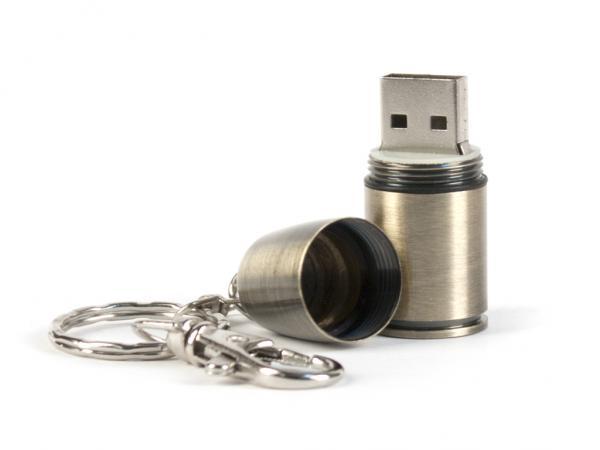 Флэш-накопитель USB2.0  16GB Apexto UM-508 Пуля AP-UM508-16GB-CU16GB, металл, медный