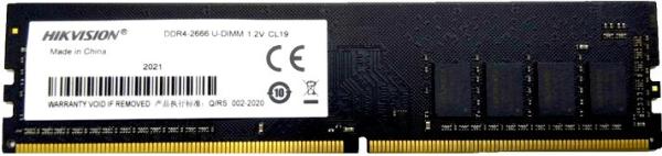 Оперативная память DIMM DDR4  4GB, 2666МГц (PC21280) Hikvision HKED4041BAA1D0ZA1/4G, 1.2В