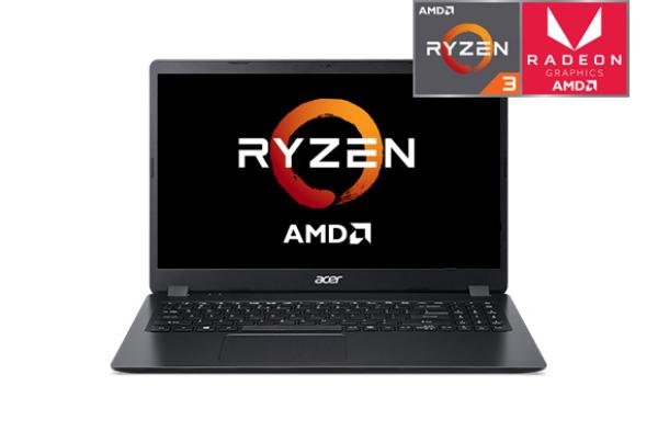 Ноутбук 15" Acer Extensa EX215-22-R2H8 (NX.EG9ER.00G), Ryzen 3 3250U 2.6 4GB 128GB SSD 1920*1080 Radeon Vega 3 USB2.0/USB3.0 LAN WiFi BT HDMI камера 2.1кг DOS черный