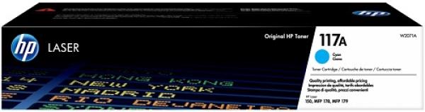 Картридж HP W2071A, для Color Laser 150a/150nw/178nw MFP/179fnw MFP, голубой, 1000стр
