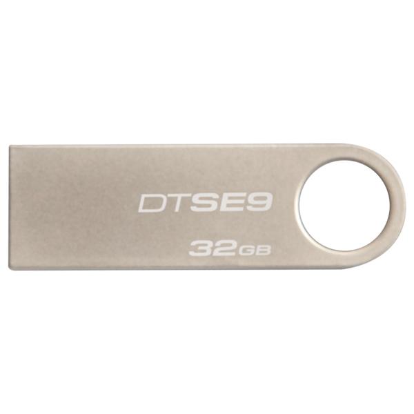 Флэш-накопитель USB2.0  32GB Kingston DataTraveler SE9  DTSE9H/32GB, серебристый