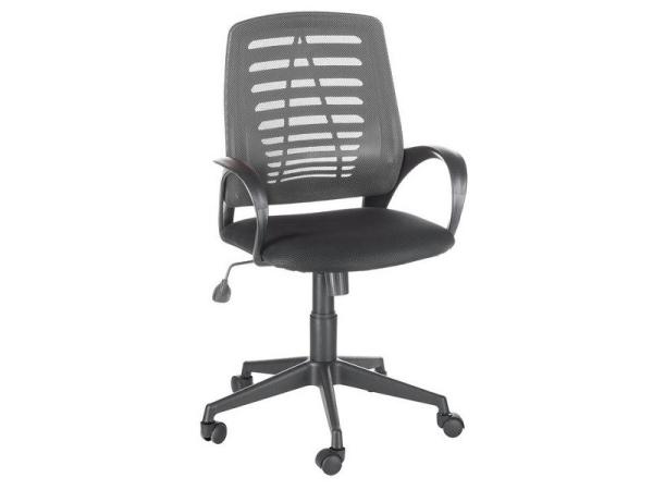 Кресло OLSS Ирис W02-серый/TW-черный