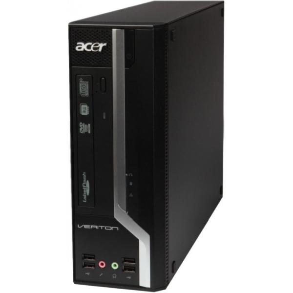 Компьютер Acer Veriton X2611G SFF, Core i3-2130 3.4/ Звук Видео LAN1Gb/ DDR3 8GB/ SSD 240GB/ Win 10 Pro черный, Восстановленный