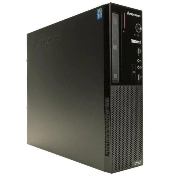 Компьютер Lenovo EDGE 72 SFF, Core i3-3220 3.3/ Звук Видео LAN1Gb/ DDR3 8GB/ SSD 120GB/ mATX/ Win 10 Pro черный, Восстановленный