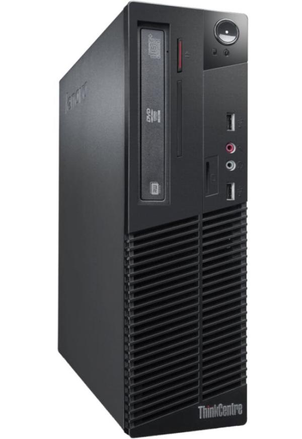 Компьютер Lenovo M72E SFF, Core i3-3240 3.4/ Звук Видео LAN1Gb/ DDR3 8GB/ SSD 240GB/ mATX/ Win 10 Pro черный, Восстановленный
