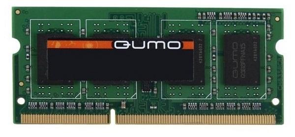 Оперативная память SO-DIMM DDR3  4GB, 1600МГц (PC12800) QUMO QUM3S-4G1600C11, 1.35В