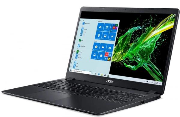 Ноутбук 15" Acer Aspire 3 A315-56-313U (NX.HS5ER.00Q), Core i3-1005G1 1.2 8GB 256GB SSD 1920*1080 2*USB2.0/USB3.1 LAN WiFi BT HDMI камера 1.9кг W10 черный