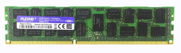 Оперативная память DIMM DDR3  4GB, 1600МГц (PC12800) Plexhd PC3-12800-CL11 21-01, 1.5В