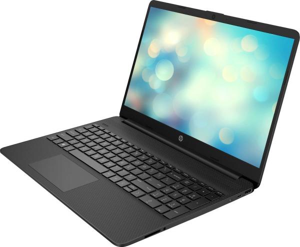 Ноутбук 15" HP 15s-eq1217ur (22Q44EA), Ryzen 3 3250U 2.6 4GB 256GB SSD 1920*1080 IPS Radeon Vega 3 2*USB3.0/USB-C WiFi HDMI камера SD 1.69кг DOS черный
