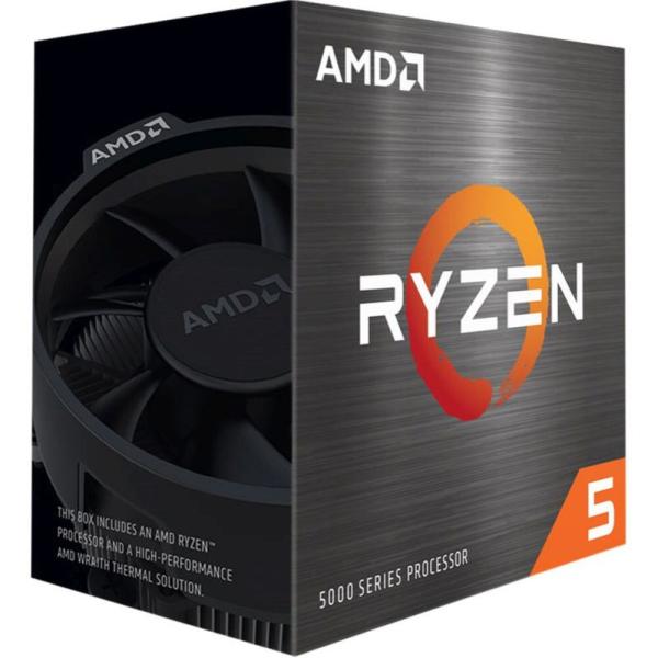 Процессор AM4 AMD Ryzen 5 5600G 3.9ГГц, 6*512KB+16MB, 0.007мкм, Six core, Dual Channel, Vega 7, 65Вт, BOX