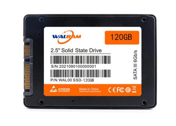 Накопитель SSD 2.5" SATA   120GB WALRAM, SATAIII, 470/400MB/s
