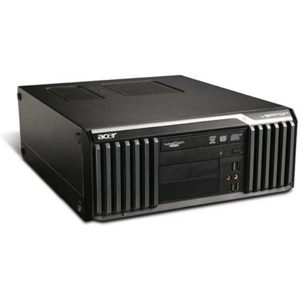 Компьютер Acer Veriton S670G, Core i3-4130 3.4/ Звук Видео LAN1Gb/ DDR3 8GB/ SSD 240GB/ Win 10 Pro черный, Восстановленный