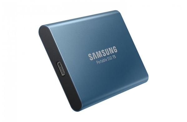 Жесткий диск внешний 2.5" USB3.0   500GB Samsung MU-PA500B/WW, SSD, 3D V-NAND, USB-C, синий