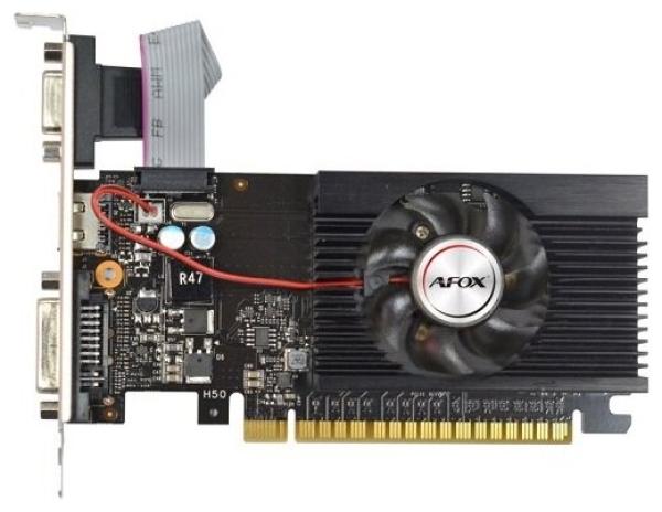Видеокарта PCI-E GeForce  GT710 Afox AF710-2048D3L5-V3, 2GB GDDR3 64bit 954/1600МГц, PCI-E3.0, DVI/HDMI/VGA, 19Вт