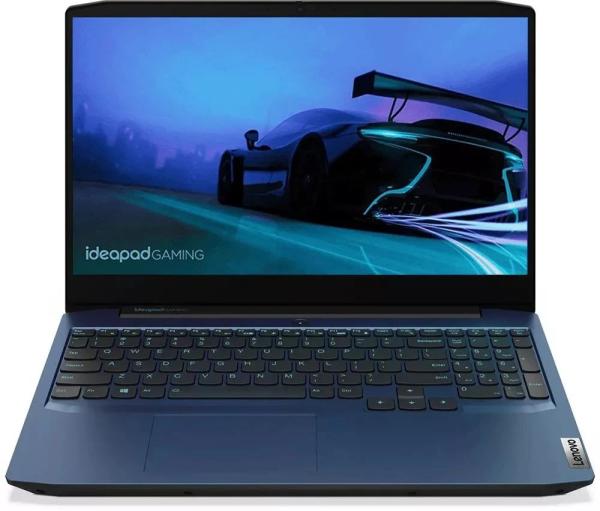 Ноутбук 15" Lenovo IP Gaming 3 15IMH05 (81Y40099RK), Core i5-10300H 2.5 8GB SSD 512GB 1920*1080 IPS GTX1650Ti 4GB 2*USB3.0/USB-C LAN WiFi BT HDMI камера 2.2кг DOS синий
