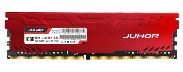 Оперативная память DIMM DDR4 16GB, 2666МГц (PC21280) JUHOR, 1.2В, радиатор
