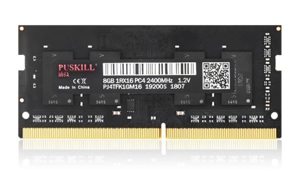 Оперативная память SO-DIMM DDR4  8GB, 2666МГц (PC21280) PUSKILL, 1.2В