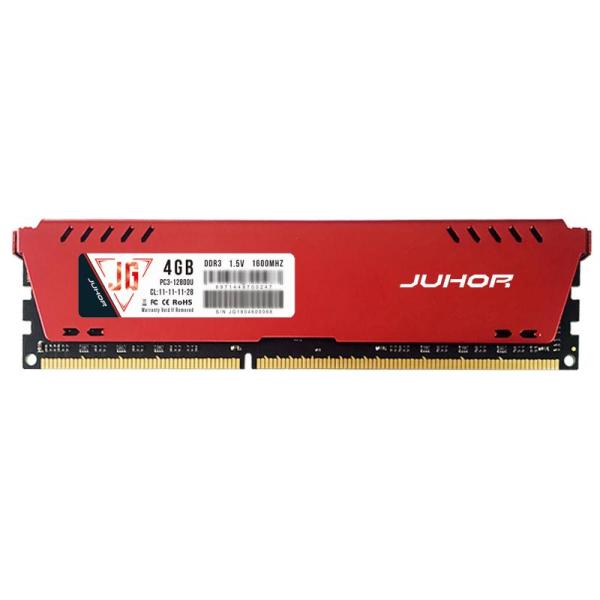 Оперативная память DIMM DDR3  4GB, 1600МГц (PC12800) JUHOR, 1.5В, радиатор