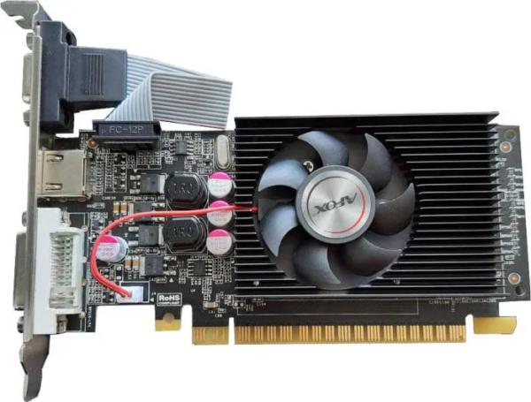 Видеокарта PCI-E GeForce  GT610 Afox AF610-1024D3L5, 1GB DDR3 64bit, 810/1000МГц, PCI-E2.0, HDCP, DVI/HDMI/VGA, 29Вт