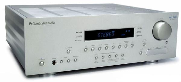Ресивер Cambridge Audio Azur 640R, 7.1, 7*100Вт 8Ом, DTS 96/24/DTS Neo:6, 3*HDMI/Component RCA/S-Video/RCA/SPDIF (Coaxial)/SPDIF (Optical), HDMI/S-Video/Component RCA/Jack, серебристый, б/у
