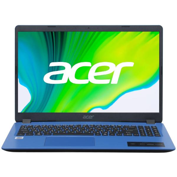 Ноутбук 15" Acer Aspire 3 A315-56-333K (NX.HS6ER.009), Core i3-1005G1 1.2 8GB 256GB 1920*1080 2*USB2.0/USB3.0/USB-C LAN WiFi BT HDMI камера 1.9кг DOS синий