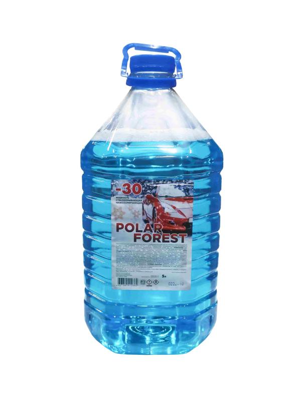 Жидкость для омывателя зимняя POLAR FOREST, -30Гр(-20Гр), 5л, ПЭТ, синяя крышка