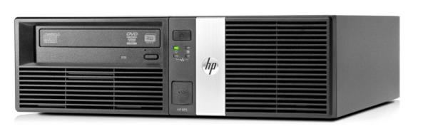 Компьютер HP RP5 5810, Core i3-4160 3.6/ Звук Видео LAN1Gb/ DDR3 8GB/ SSD 120GB/ DVD-RW/ Win 10 Pro черный, Восстановленный