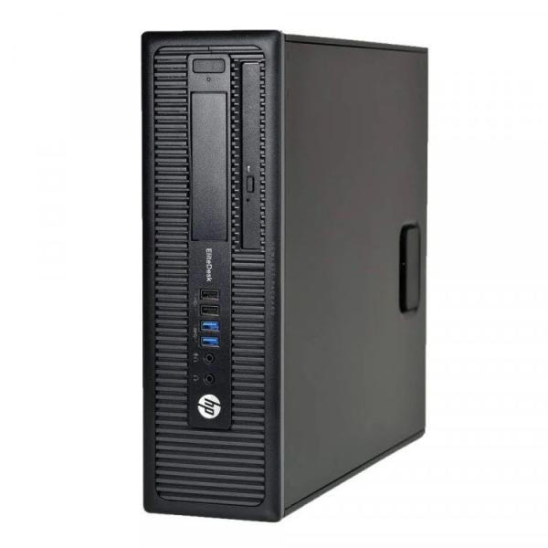 Компьютер HP ProDesk 600 G1 SFF, Core i3-4160 3.6/ Звук Видео LAN1Gb /DDR3 8GB/ SSD 120GB/ DVD-RW/ Win 10 Pro черный, Восстановленный