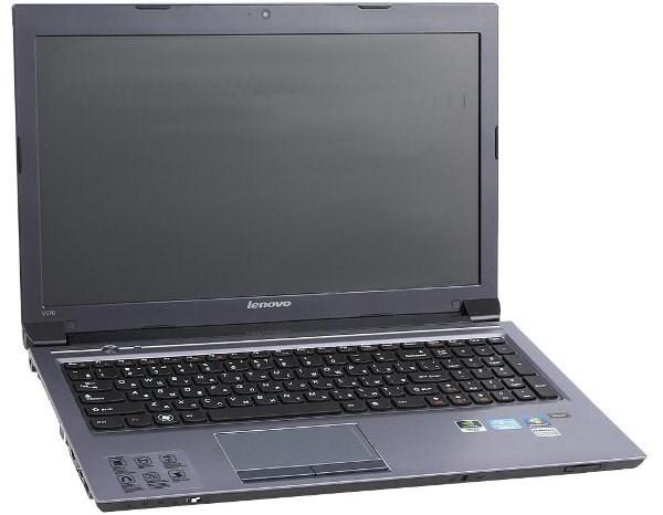 Ноутбук 15" Lenovo Ideapad V570A (59-311619), Core i5-2430M 2.4 6GB 750G iHD3000 GT525M 2GB DVD-RW eSATA 4*USB2.0 LAN WiFi HDMI/VGA камера MMC/SD 2.53кг W7HP серебристый-черный