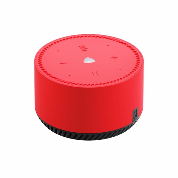 Колонки  Bluetooth Яндекс Станция Лайт (YNDX-00025R), 5Вт, USB-C, пластик, красный