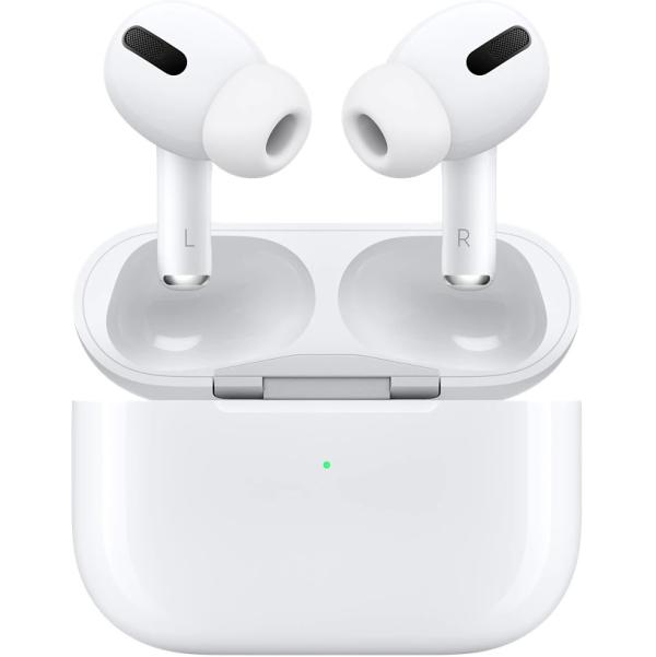 Наушники с микрофоном беспроводные BT вставные Apple AirPods Pro Magsafe Case (MLWK3RU/A), TWS, Bluetooth 5.0, шумоподавление, зарядный кейс с возможностью беспроводной зарядки, 24ч, белый