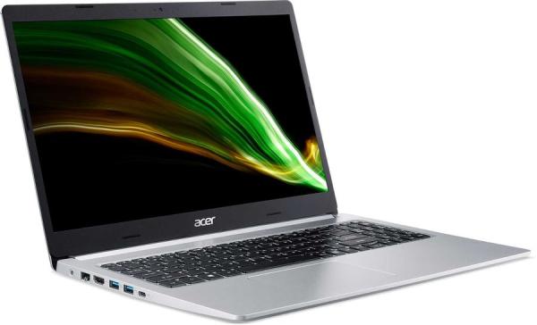 Ноутбук 15" Acer Aspire 5 A515-45-R1K6 (NX.A84ER.00C), Ryzen 3 5300U 2.6 8GB SSD 256GB 1920*1080 Radeon Vega 6 2*USB2.0/USB3.0/USB-C LAN WiFi BT HDMI камера 1.8кг DOS серебристый