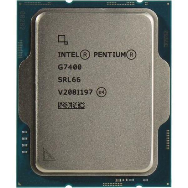Процессор S1700 Intel Pentium Gold G7400 3.7ГГц, 2.5MB+6MB, 8ГТ/с, Alder Lake 0.007мкм, Dual Core, видео 1350МГц, 46Вт