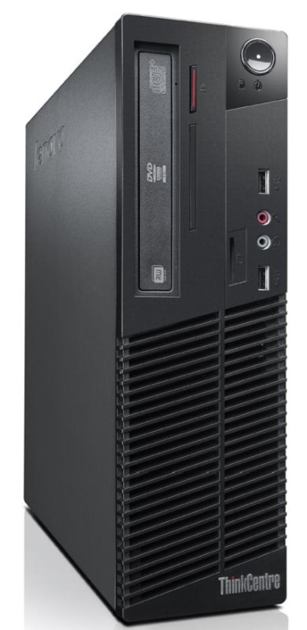 Компьютер Lenovo ThinkCentre M93, Core i5-4570 3.2/ Звук Видео LAN1Gb/ DDR3 8GB/ SSD 240GB/ VGA/DP/ Win 10 Pro черный, Восстановленный