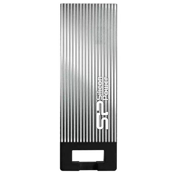 Флэш-накопитель USB2.0  32GB Silicon Power Touch 835 SP032GBUF2835V1T, серый, стильный дизайн