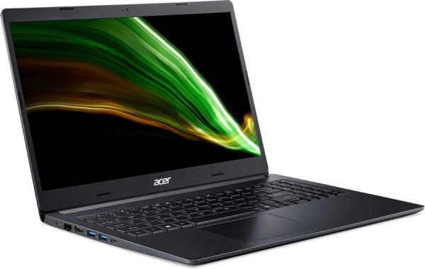 Ноутбук 15" Acer Aspire 5 A515-45G-R84A (NX.A8EER.00A), Ryzen 5 5500U 2.1 8GB 512GB SSD 1920*1080 IPS AMD RX640 2GB USB2.0/2*USB3.1/USB-C LAN WiFi BT HDMI камера 1.8кг DOS черный