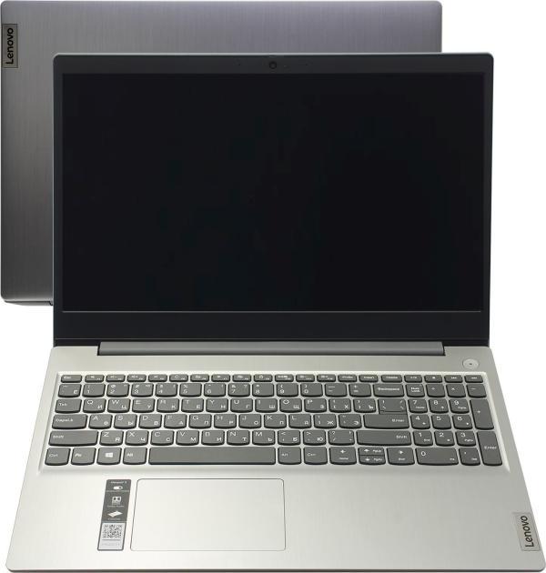 Ноутбук 15" Lenovo IdeaPad 3 15ADA05 (81W101CRRK), Athlon Silver 3050U 2.3 8GB SSD 256GB 1920*1080 IPS AMD Radeon Vega2 USB2.0/2*USB3.0 WiFi BT HDMI камера SD 1.6кг DOS серебристый