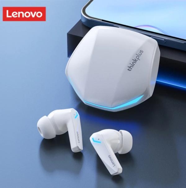 Наушники с микрофоном беспроводные BT вставные Lenovo thinkplus Live Pods GM2 Pro, TWS, 20..20000Гц, Bluetooth 5.3, USB-С, шумоподавление, сенсорное управление, 5ч/30ч, белый