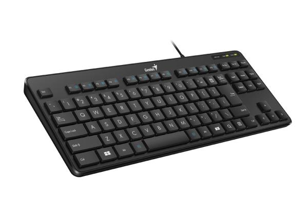 Клавиатура Genius LuxeMate 110, USB, компактная, черный