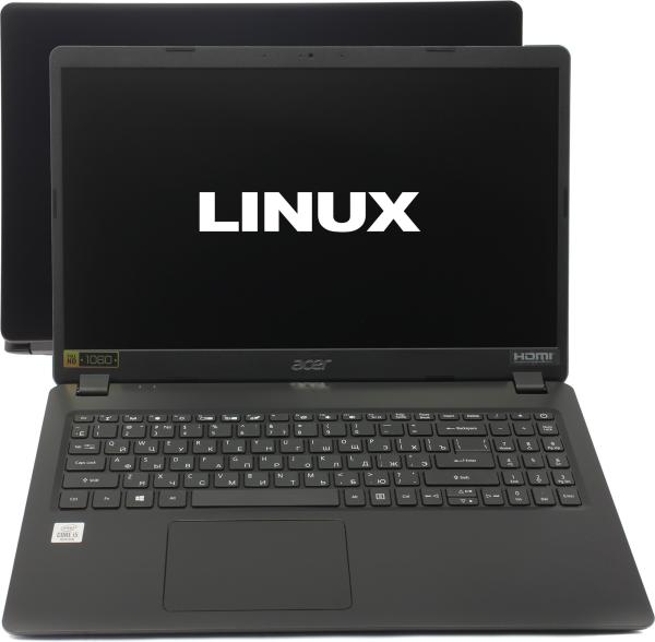 Ноутбук 15" Acer Extensa EX215-51-56PE (NX.EFZER.00N), Core i5-10210U 1.6 12GB SSD 512GB 1920*1080 Intel UHD Graphics 2*USB2.0/USB3.0 LAN WiFi BT HDMI камера 1.63кг Linux черный