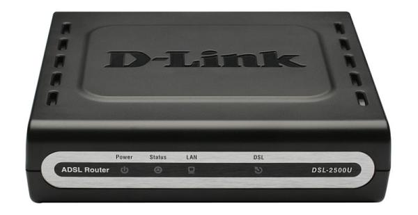 Маршрутизатор D-Link DSL-2500U/BRU/D1, 1*RJ45 LAN 100Мбит/с, 1*RJ11 ADSL2+, Annex A/M/L, сплиттер, Firewall