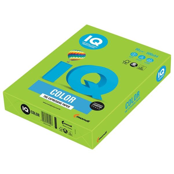 Бумага A4 IQ/Maestro Color, 80г/м2, эеленая, 500 листов