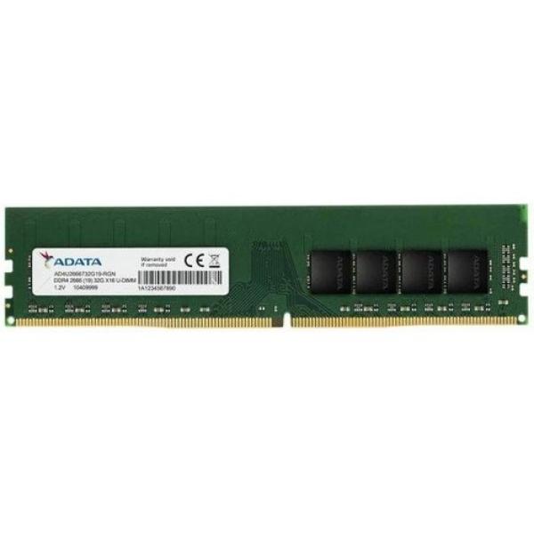 Оперативная память DIMM DDR4 16GB, 3200МГц (PC25600) A-Data AD4U320016G22-SGN, 1.2В