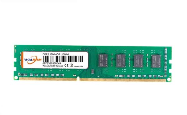 Оперативная память DIMM DDR3  4GB, 1600МГц (PC12800) WALRAM PCD3-4, 1.5В