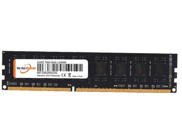 Оперативная память DIMM DDR3  8GB, 1600МГц (PC12800) WALRAM PCD3-8, 1.5В