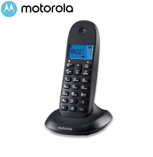 Радиотелефон DECT Motorola C1001LB+, ЖКД, тел. книга 50 номеров, до 5 трубок, черный