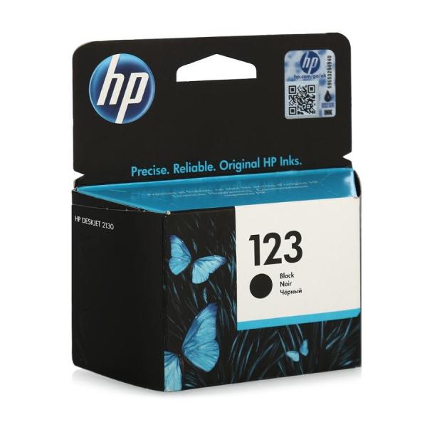Картридж для HP Deskjet All-in-One 2130, черный HP №123 F6V17AE, 120стр