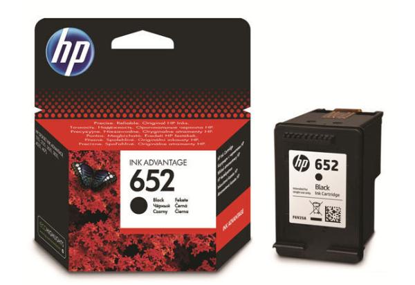Картридж для HP DeskJet Ink Advantage 1115/2135/3635/3835, черный HP №652 F6V25AE, 360стр