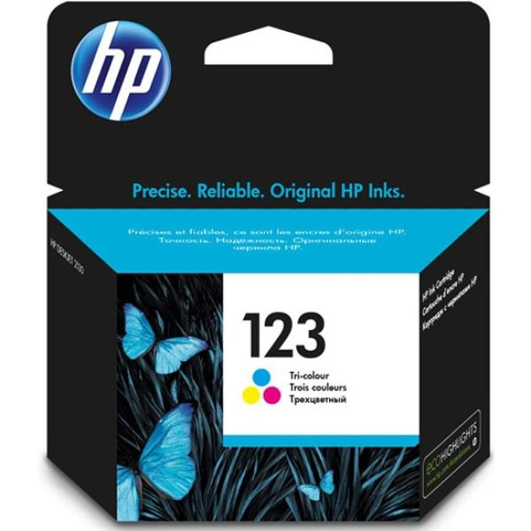 Картридж для HP Deskjet All-in-One 2130, цветной HP №123 F6V16AE, 100стр